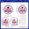 Graduation Party Supplies Kit Serves 50 - Graduation Party Red and Blue Class of 2026 Tableware Disposable Dinner Plates Dessert Plates and Napkins for Congrats Grad Party Decorations